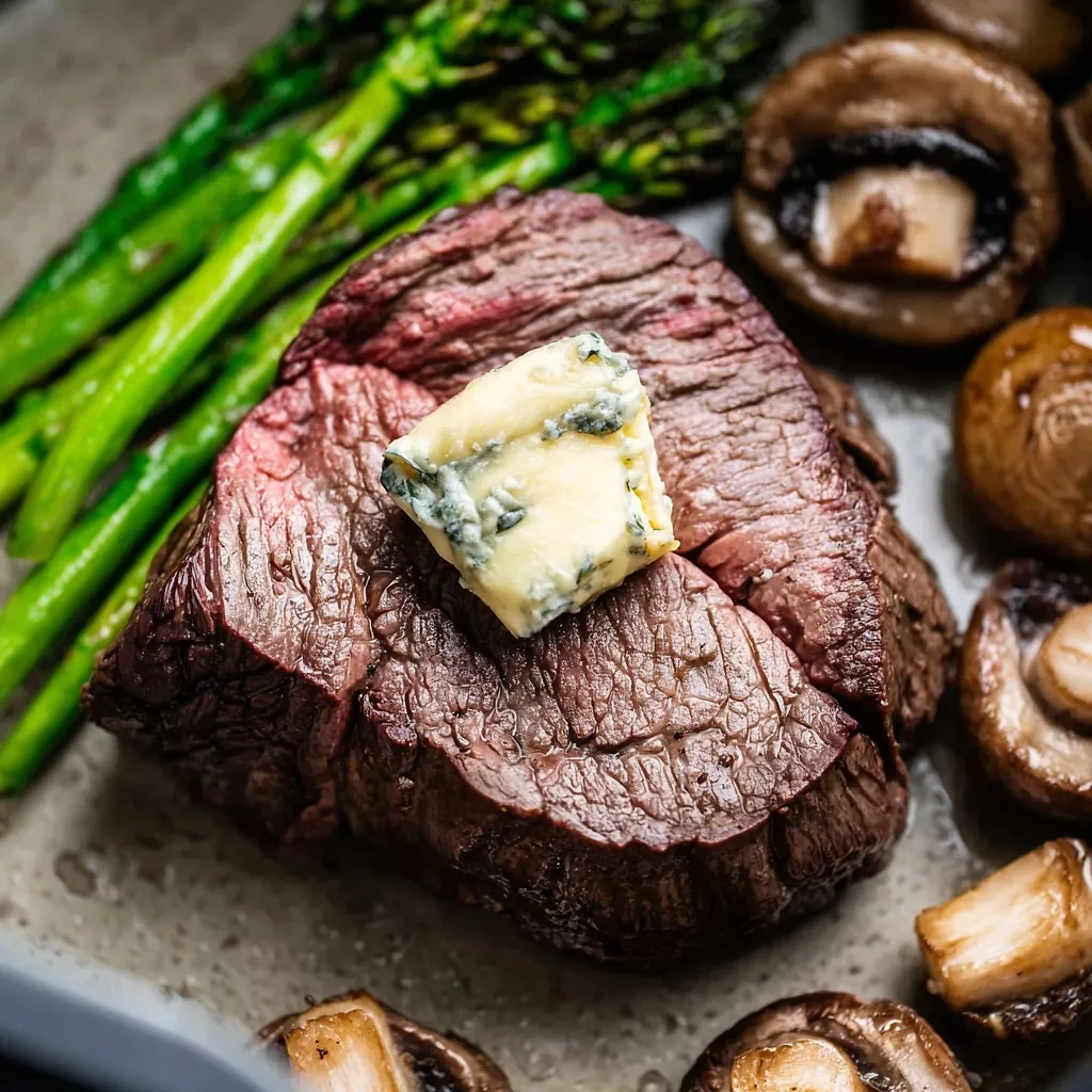 Perfect Air Fryer Filet Mignon - Seared in 20 Minutes 4 Perfectly seared Perfect Air Fryer Filet Mignon served professional style