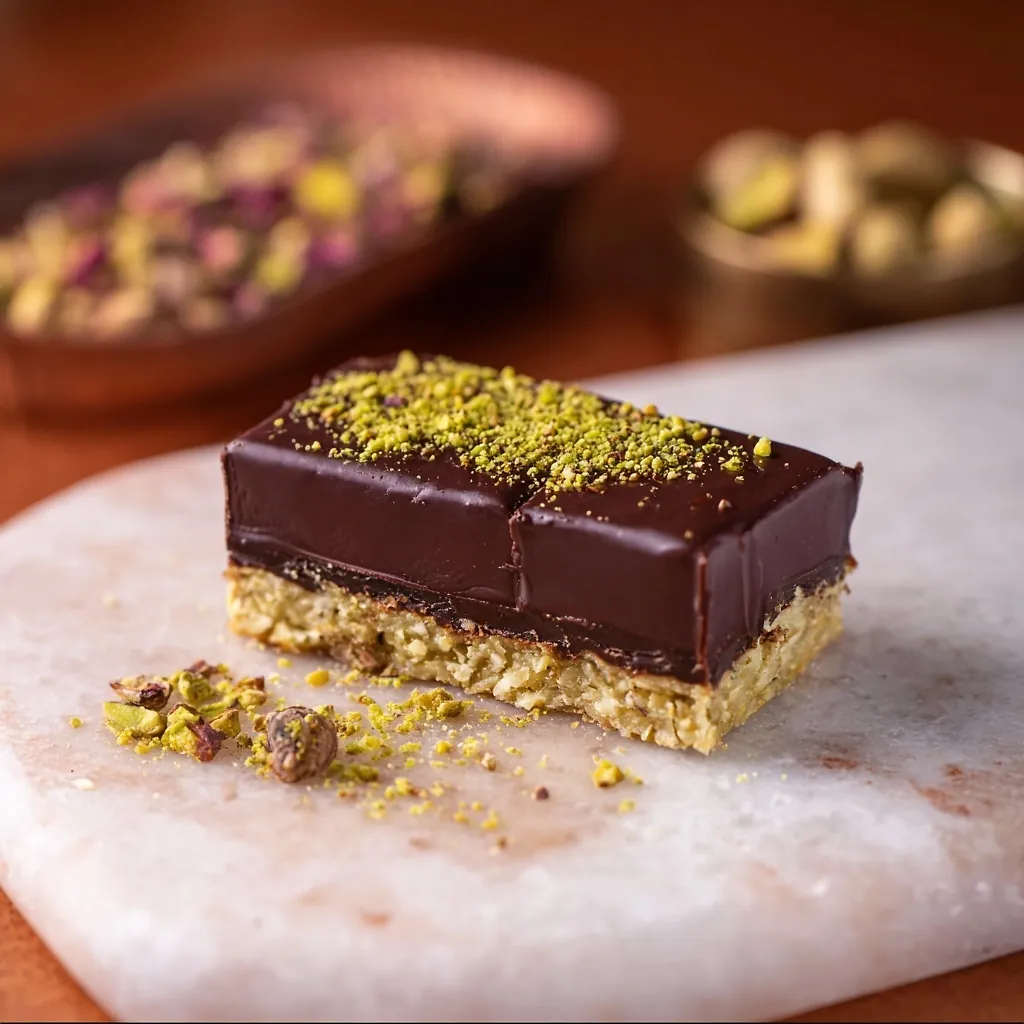 Viral Dubai Chocolate Bar with Knafeh & Pistachio Cream – Perfect Decadent Recipe Viral Dubai Chocolate Bar with Knafeh & Pistachio Cream – Perfect Decadent Recipe
