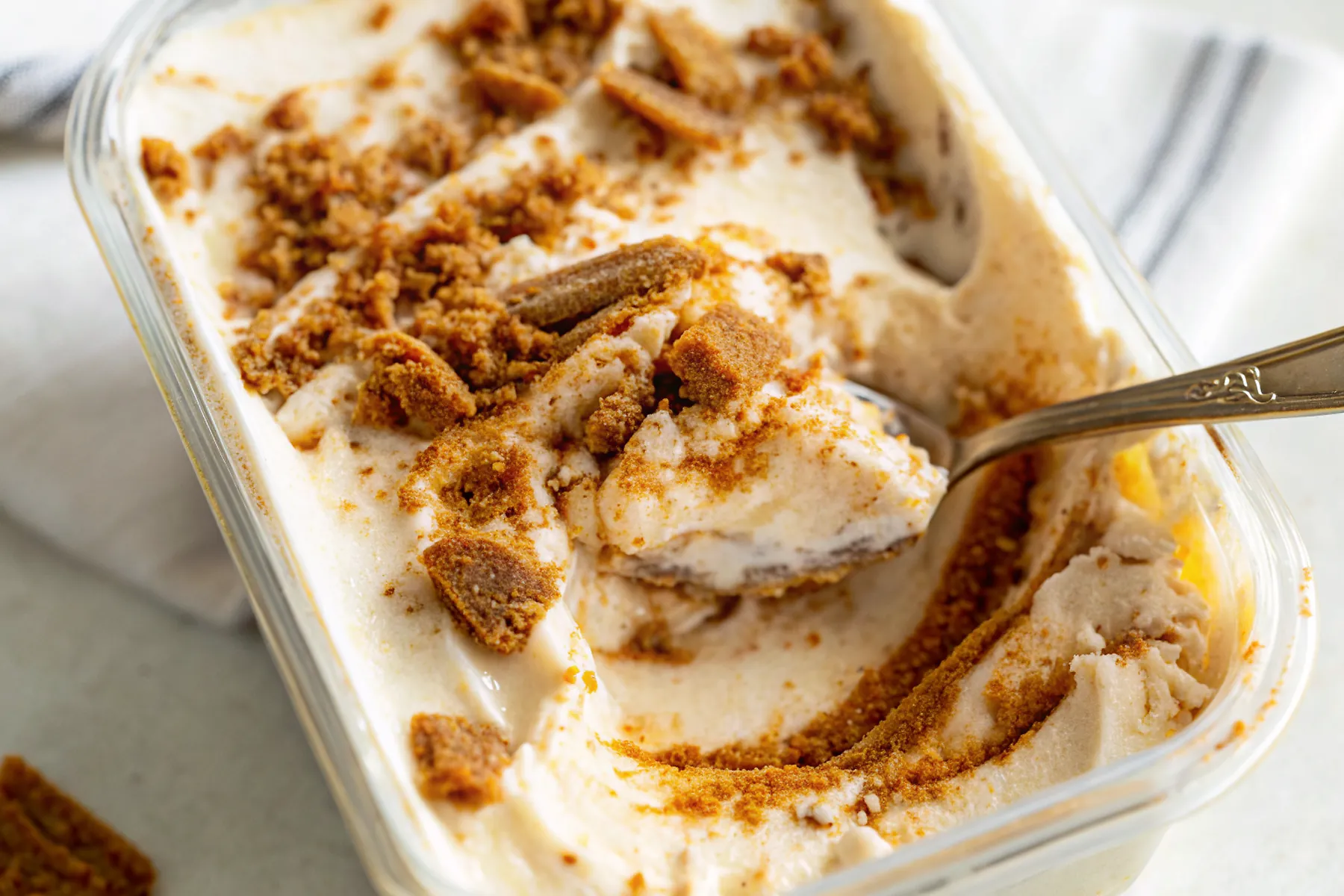 Viral Japanese Biscoff Cheesecake Yogurt Perfect No-Bake High-Protein Treat 4 Perfectly seared Viral Japanese Biscoff Cheesecake Yogurt served professional style