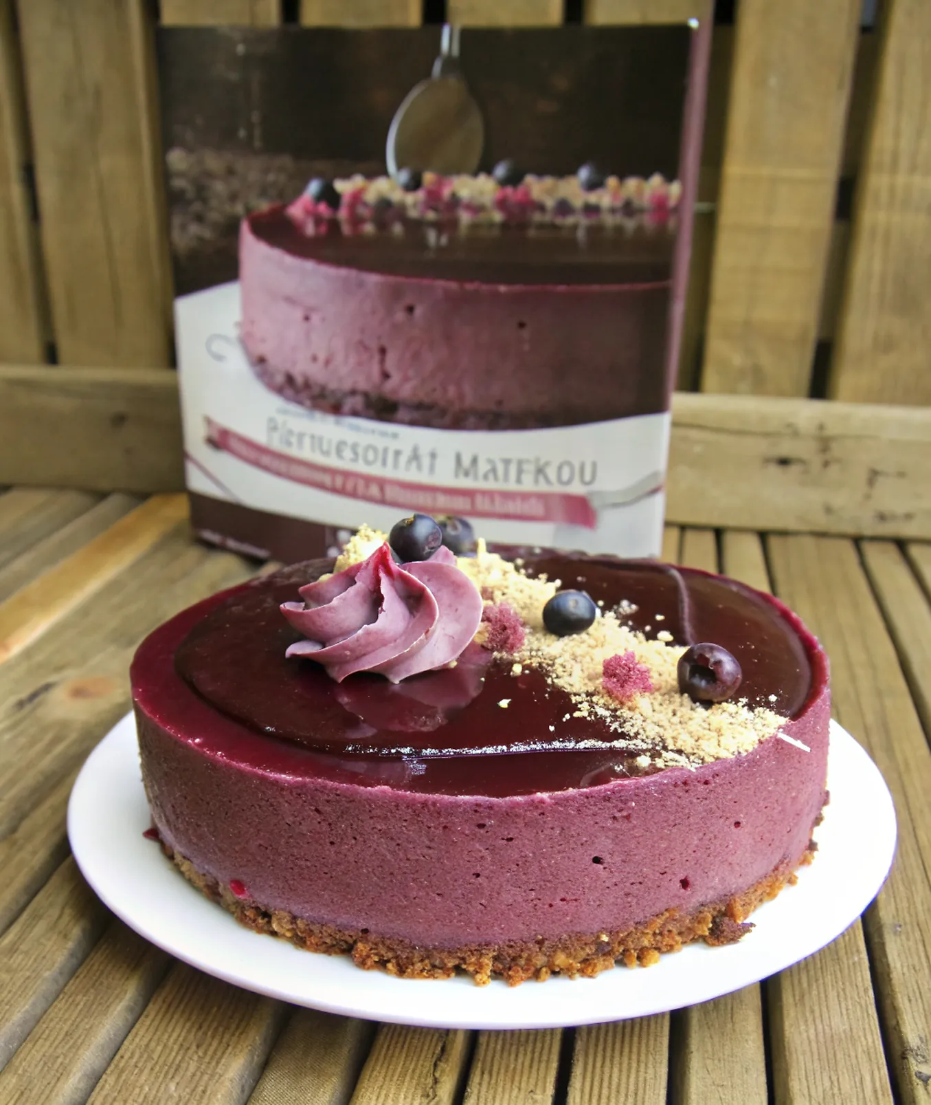 Blackcurrant Mousse - Perfect High-Heat Dessert 4 Perfectly seared Blackcurrant Mousse served professional style