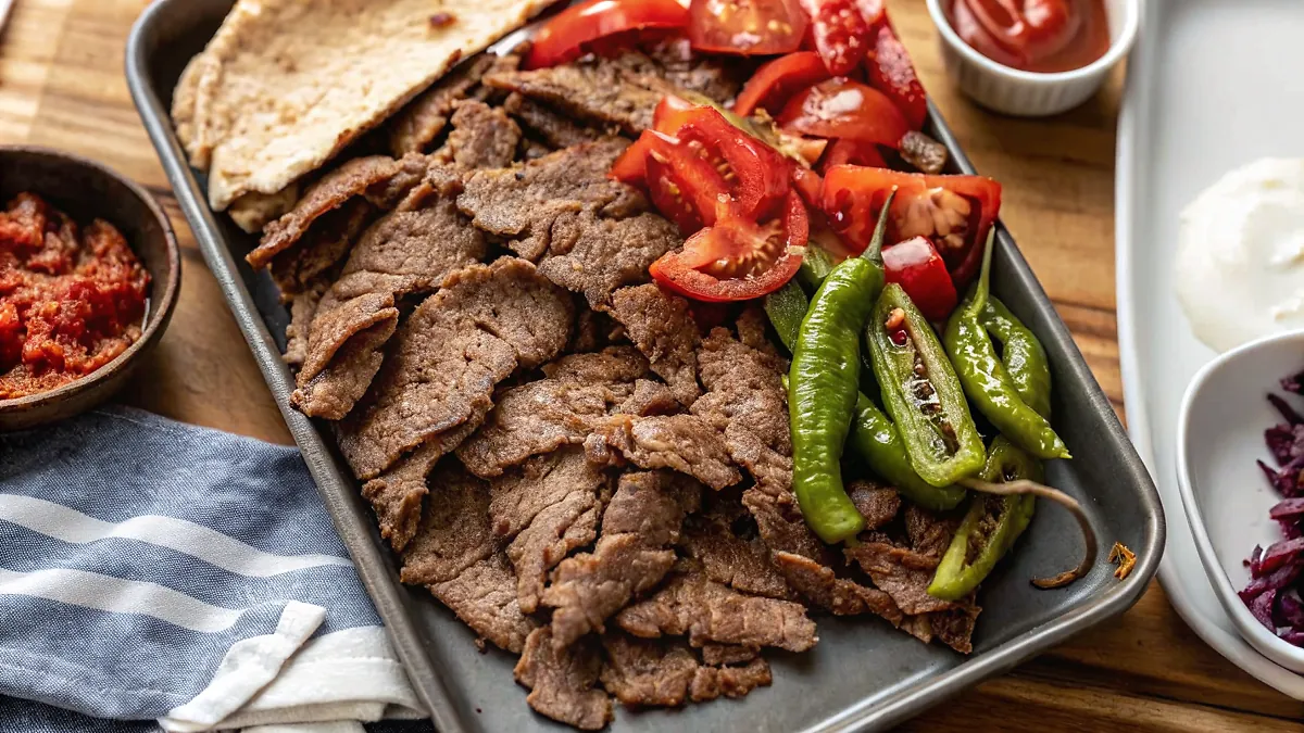 Viral Doner Kebab: Perfect Turkish Street Food at Home 3 Perfectly seared Viral Doner Kebab served professional style
