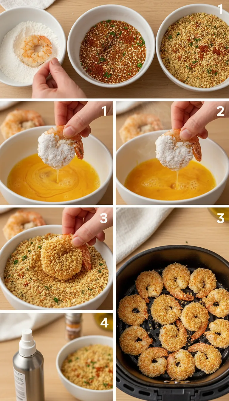 Step-by-Step High Heat Execution for Air Fryer Bang Bang Shrimp