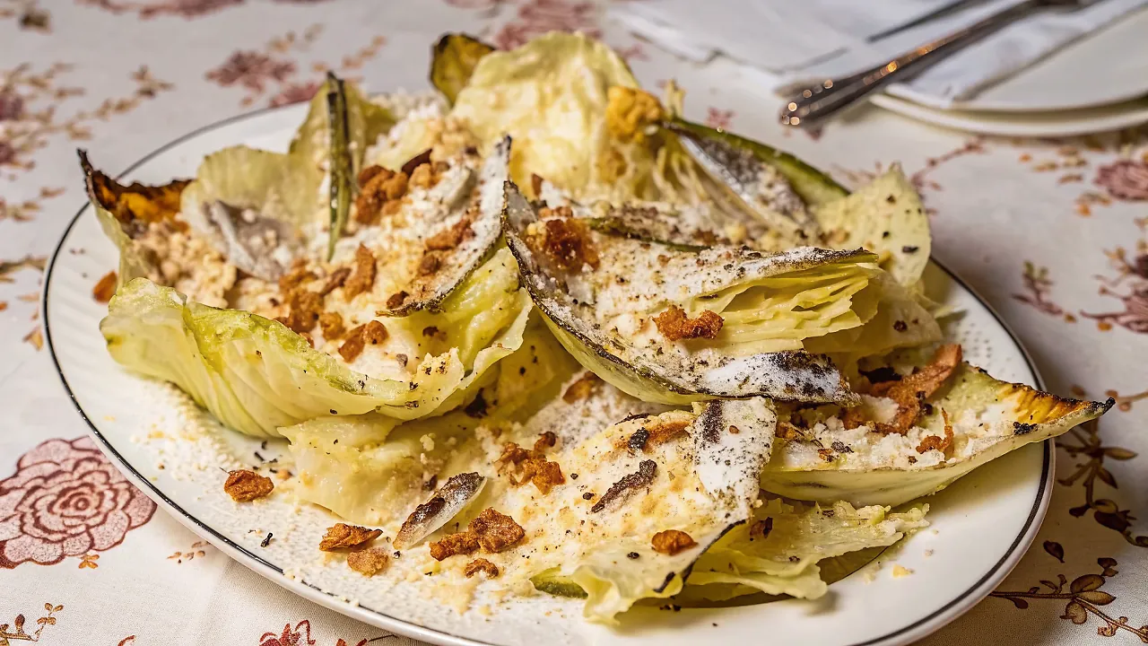 Fet-Fisk’s Grilled Cabbage Caesar Recipe | Bon Appétit Fet-Fisk’s Grilled Cabbage Caesar Recipe | Bon Appétit