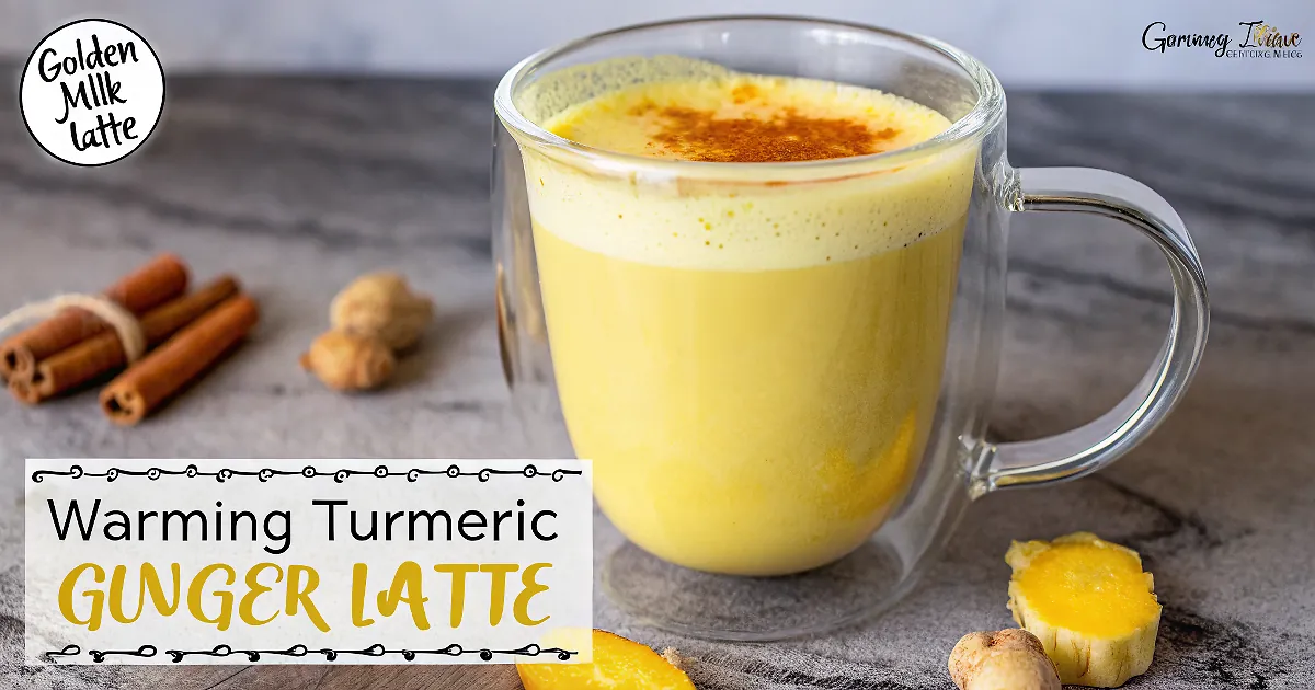 Warming Turmeric Ginger Latte (Golden Milk Latte) 4 Perfectly seared Warming Turmeric Ginger Latte (Golden Milk Latte) served professional style