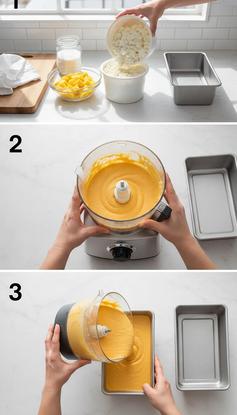 Mango Cottage Cheese Ice Cream - Perfect 3-Ingredient Protein Treat 3 Step-by-Step High Heat Execution for Mango Cottage Cheese Ice Cream