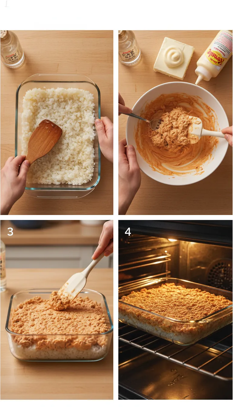 Step-by-Step High Heat Execution for Spicy Tuna Sushi Bake