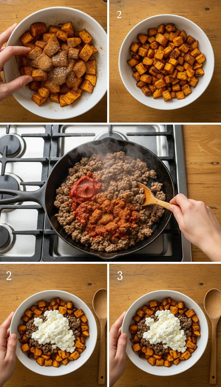 Step-by-Step High Heat Execution for Viral Hot Honey Ground Beef Bowls
