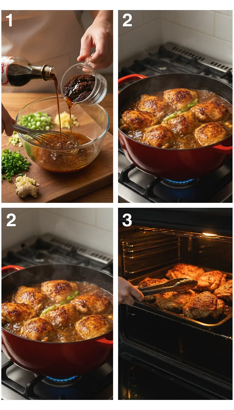 Step-by-Step High Heat Execution for Hawaiian Shoyu Chicken