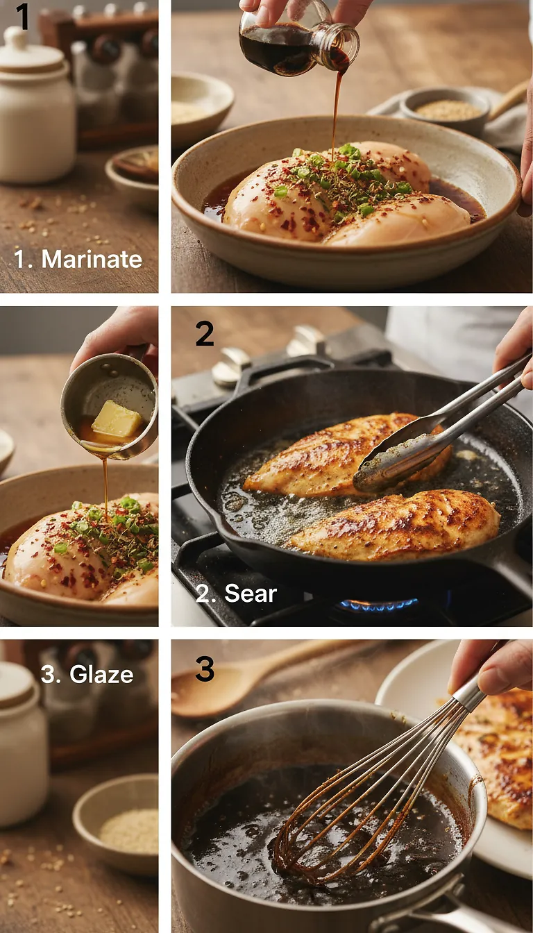 Step-by-Step High Heat Execution for Butter Shoyu Chicken