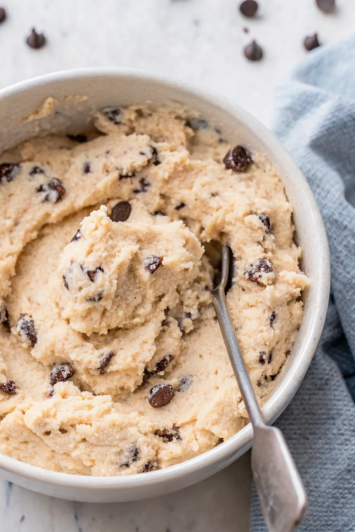 Perfectly seared Cottage Cheese Cookie Dough served professional style