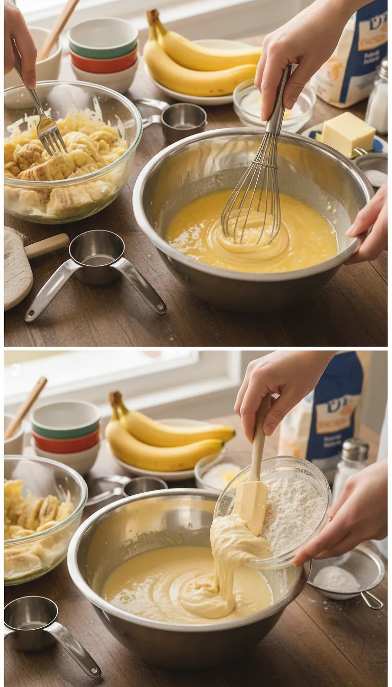 Step-by-Step High Heat Execution for Easy Banana Bread Recipe