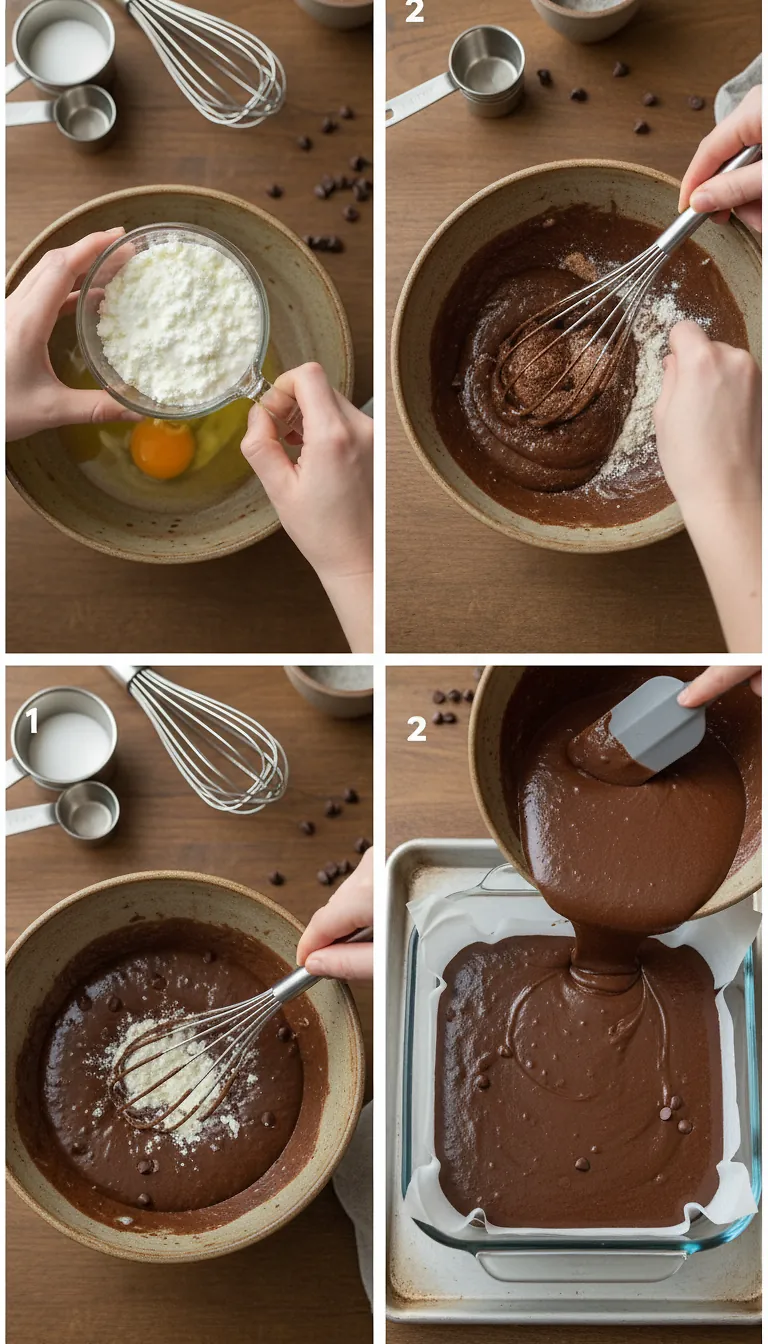 Step-by-Step High Heat Execution for Cottage Cheese Brownies
