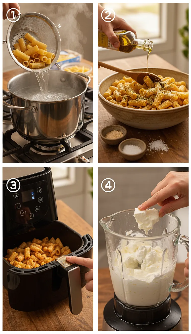 Step-by-Step High Heat Execution for Pasta Chips (Viral TikTok Recipe)