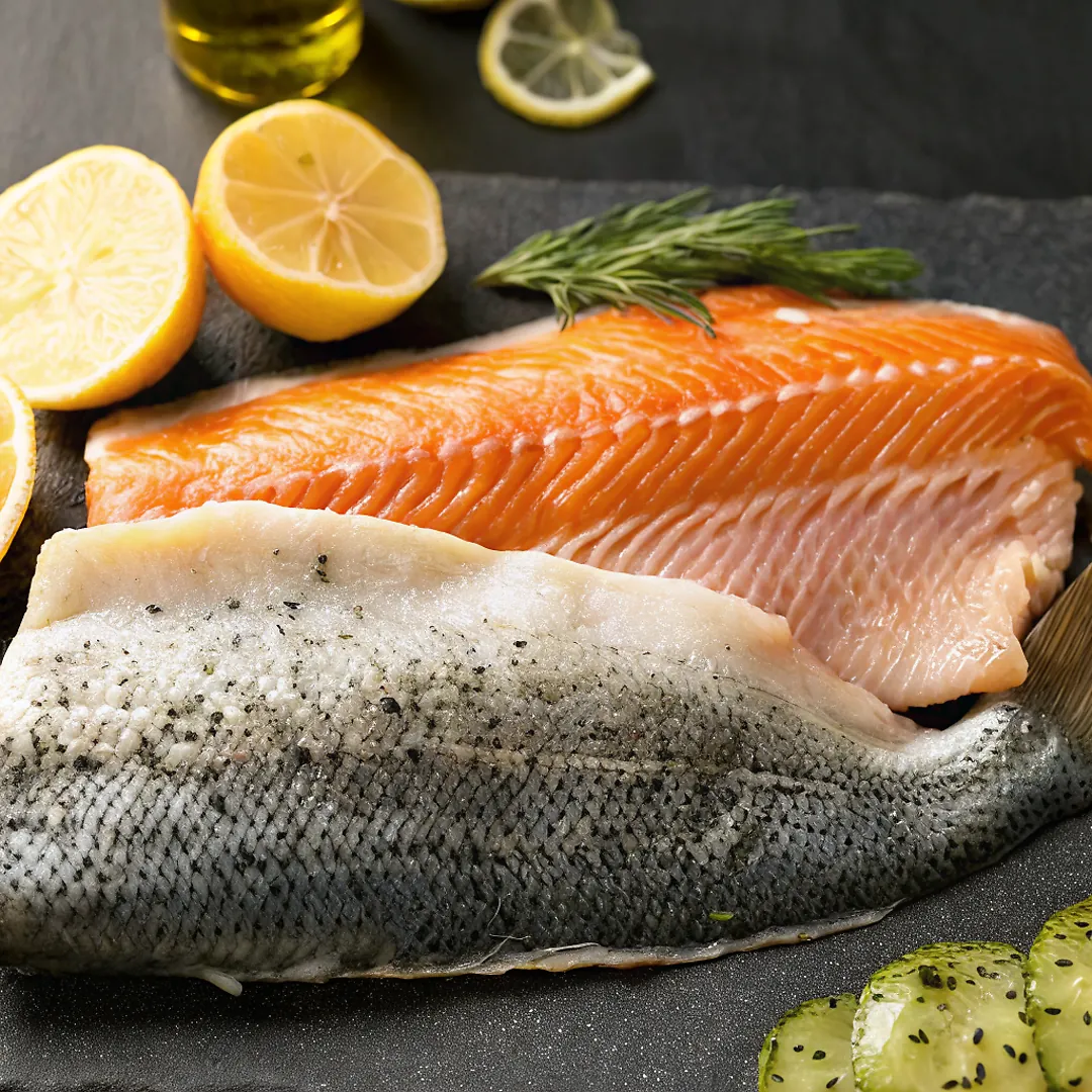 Perfectly seared Pan Seared Arctic Char with Lemon-Dill Butter served professional style