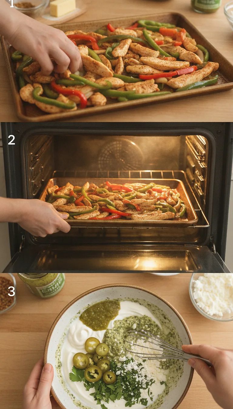 Step-by-Step High Heat Execution for Easy Sheet Pan Chicken Fajitas
