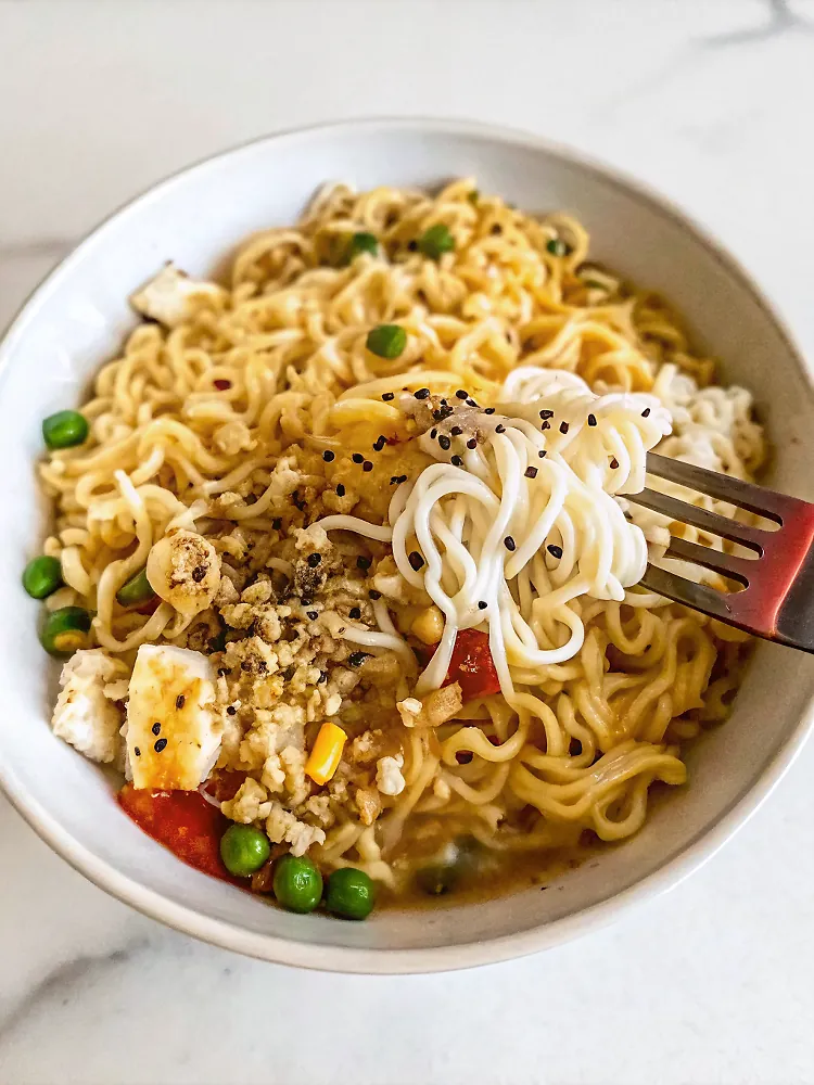 Perfectly seared Kylie's Ramen served professional style