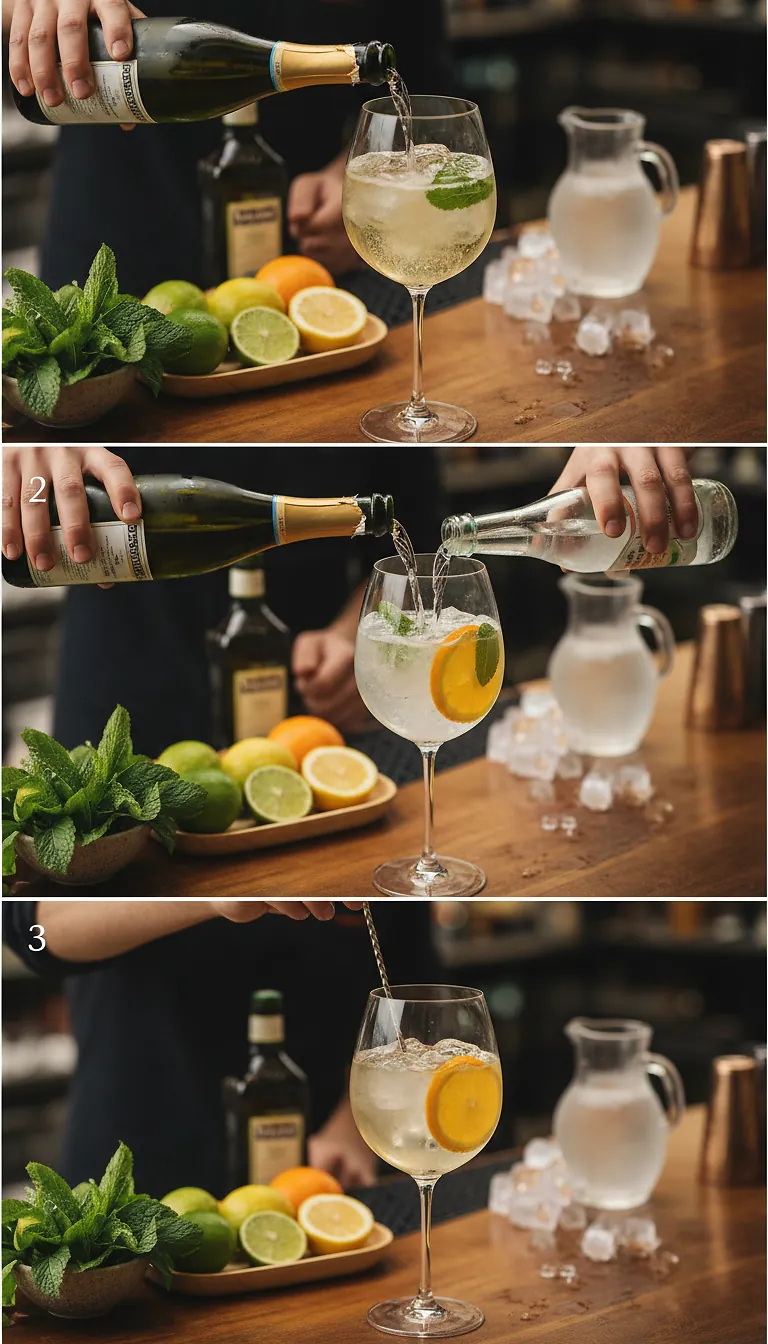 Step-by-Step High Heat Execution for Hugo Spritz Recipe